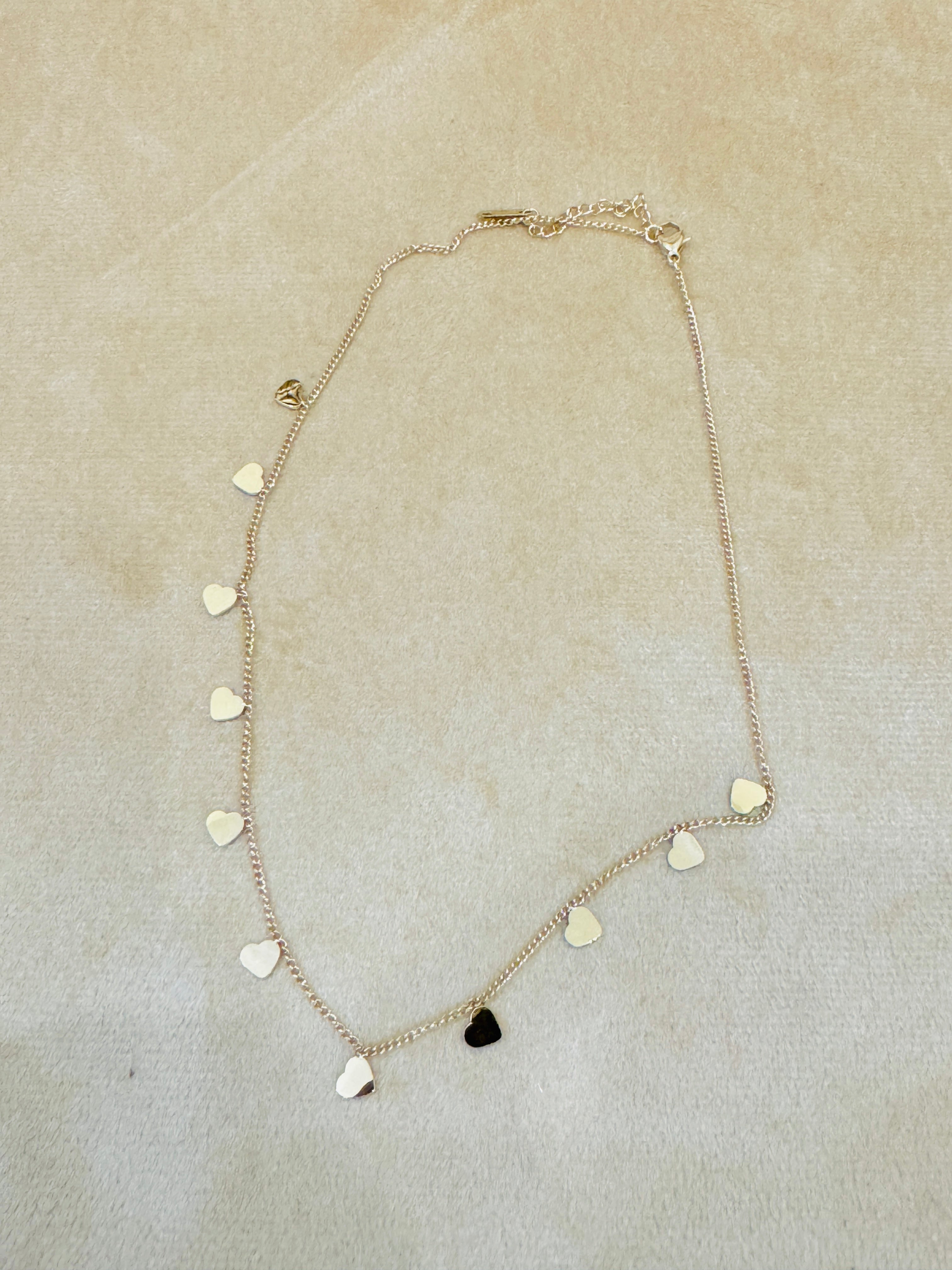 Charming Gold Plated Heart Chain Necklace β Minimal & Romantic Everyday Jewellery